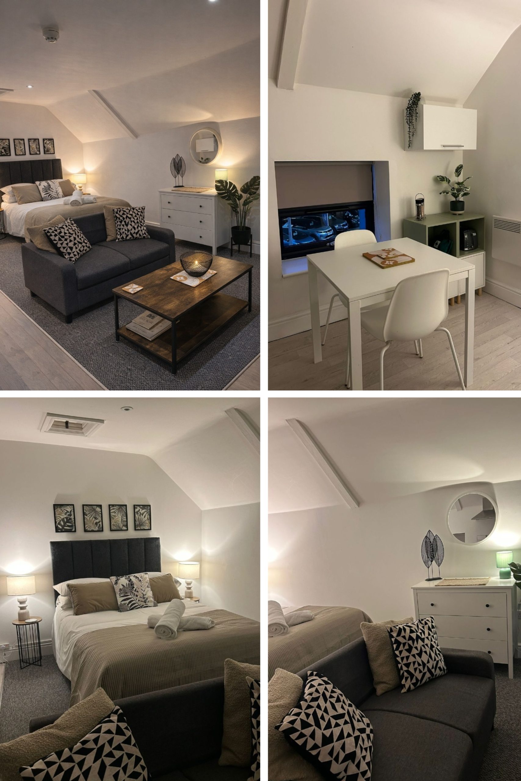 Short Term Rental Studio Flats in Hereford Studio 6 contemporary top floor living space