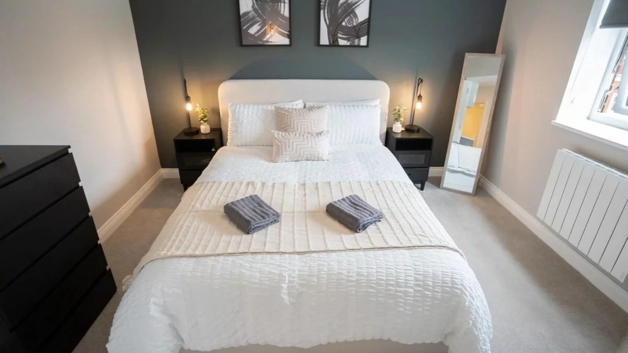 Luxury House Accommodation in Solihull shown as a modern serviced apartment on Warwick Road